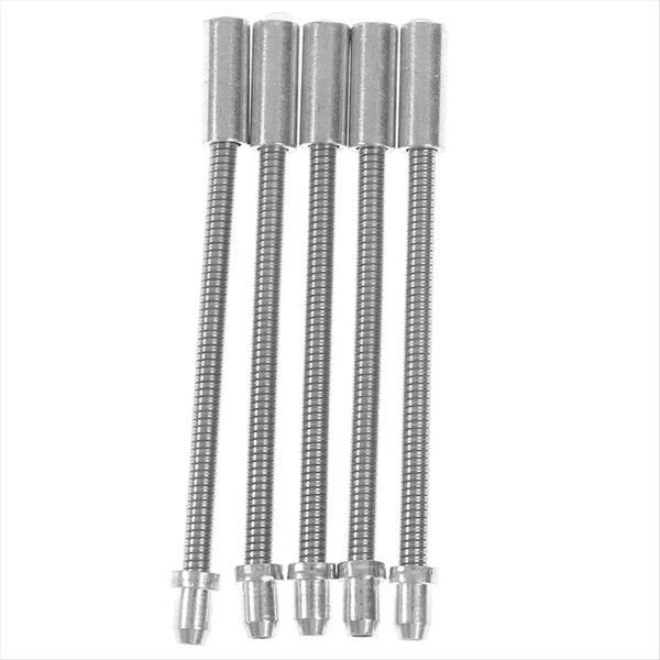 5Pcs MTB Mountain Folding Bike Riding V-Brake Steel Wire Hose Kit Pipe Stee
