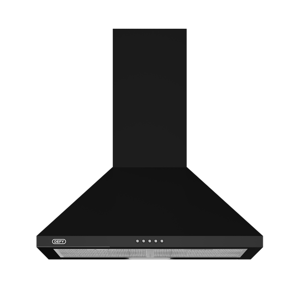Defy 60cm DCH60CB Chimney Hood Black