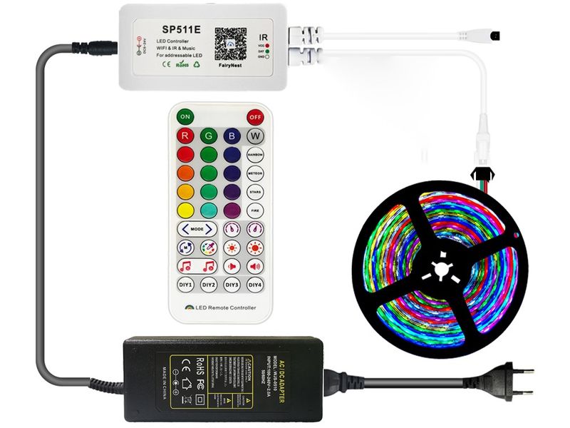 Smart RGBIC LED Strip Light 5M Addressable Magic Colour and Music Reactive