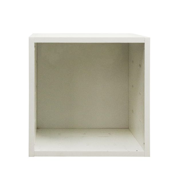 CUBEO Home Storage Cube - 1 Box Open Shelf - White