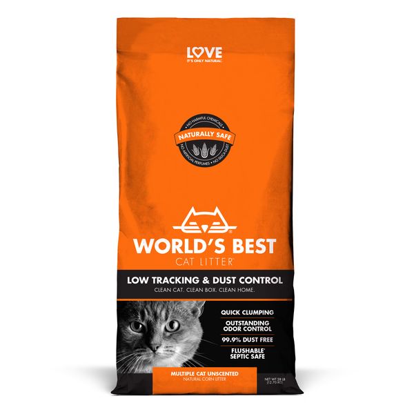 World's Best Cat Litter - Low Tracking &amp; Dust Control 12.7kg