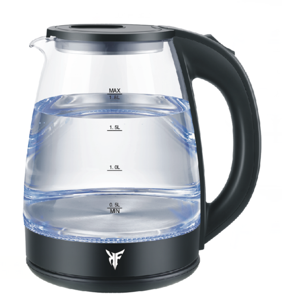 KF Modern Glass Electric Kettle, High Quality 1.8L