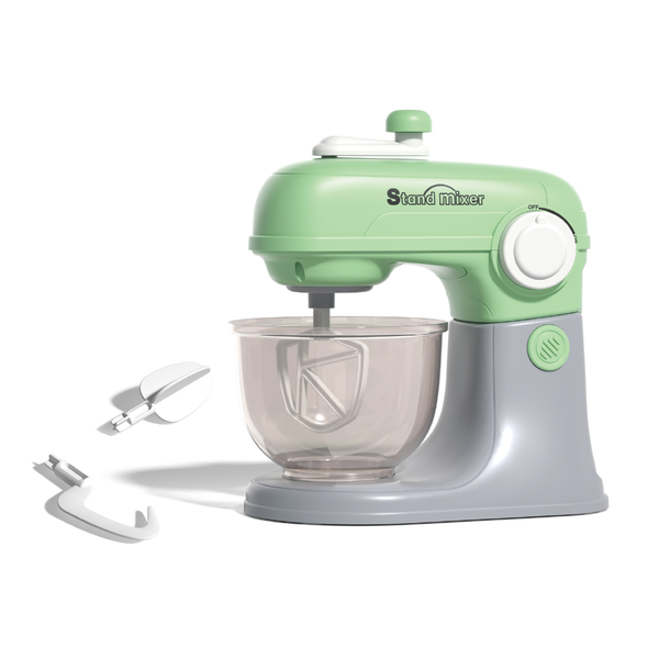 Pretend &amp; Play Stand Mixer - Rotating Baking Set - Green