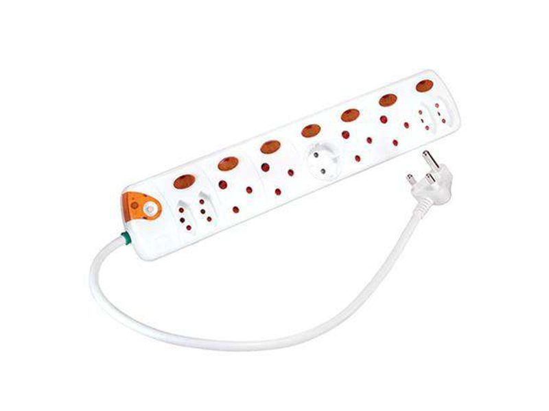 9 Way Multiplug Adaptor 0.5 Meter