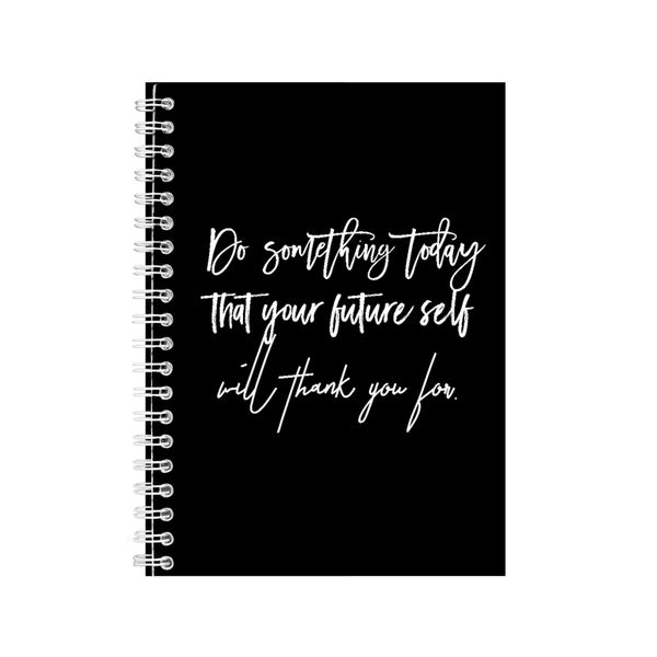 Future A5 Notebook Spiral Lined Motivational Saying Graphic Notepad Gift187