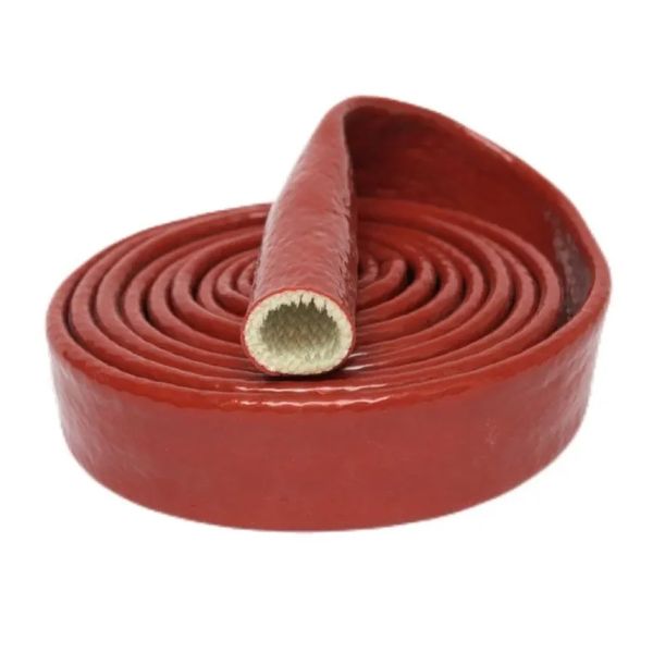 Tools Silicone Heat Resistant Pipe Insulation with Protective Skin Red (1m)