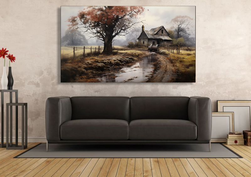 Canvas Wall Art - Timeless Tranquility Abstract - IM1244