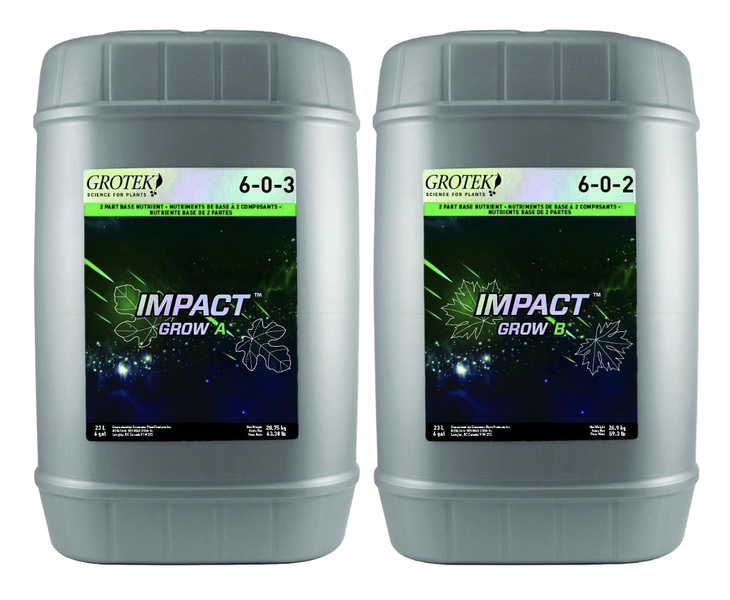 Grotek Impact Grow A &amp; B 23L Set - Vegetative Nutrients
