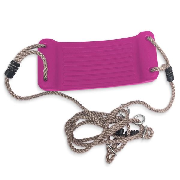 Plastic Swing Rope Seat for Kids - Pink