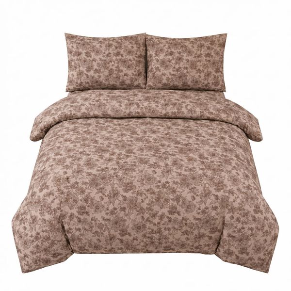 Duvet Set - Queen - Elegant Brown