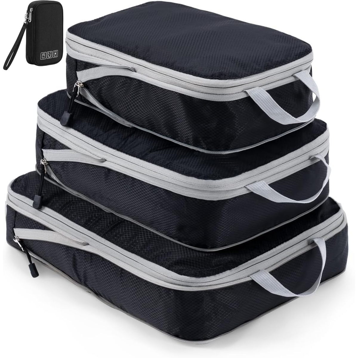 LITH 4-Piece Compression Packing Cube Travel set