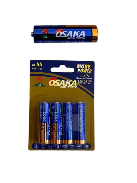 OSAKA Multi Power AA Batteries, 4-Pack, 1.5V R6P