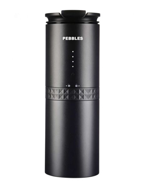 PEBBLES Portable Drip Coffee Maker Grinding and Brewing In One, No Heating
