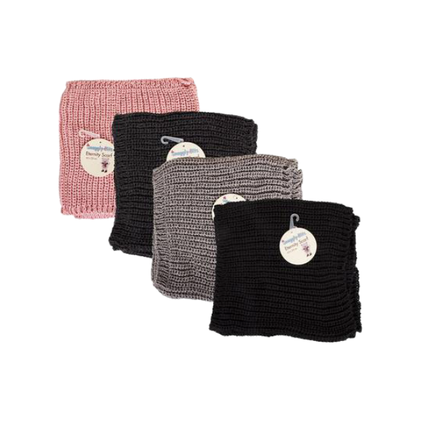 Snuggly Bits Scarves - Assorted Knitted Scarves - Pack Of 4