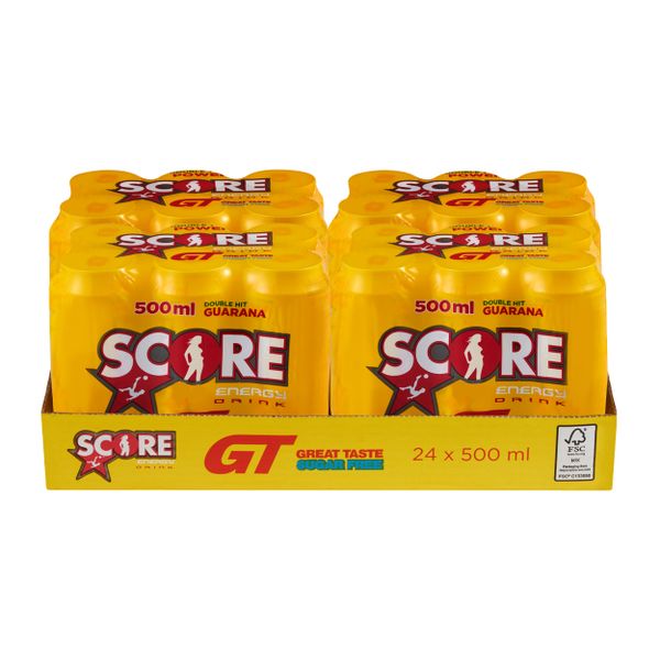 Score GT Energy Drink Sugar Free 500ml x 24