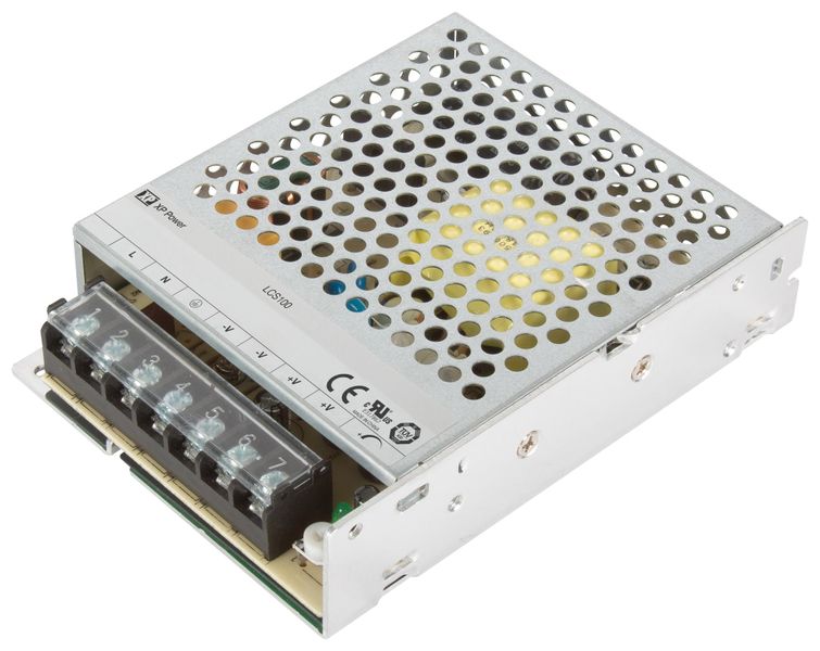 XP Power (LCS100US24) AC/DC Enclosed Power Supply (PSU), 108W, 24V, 4.5A