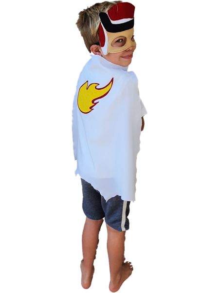 Superhero Cape and Mask AJ From Blaze and the Monster Machines