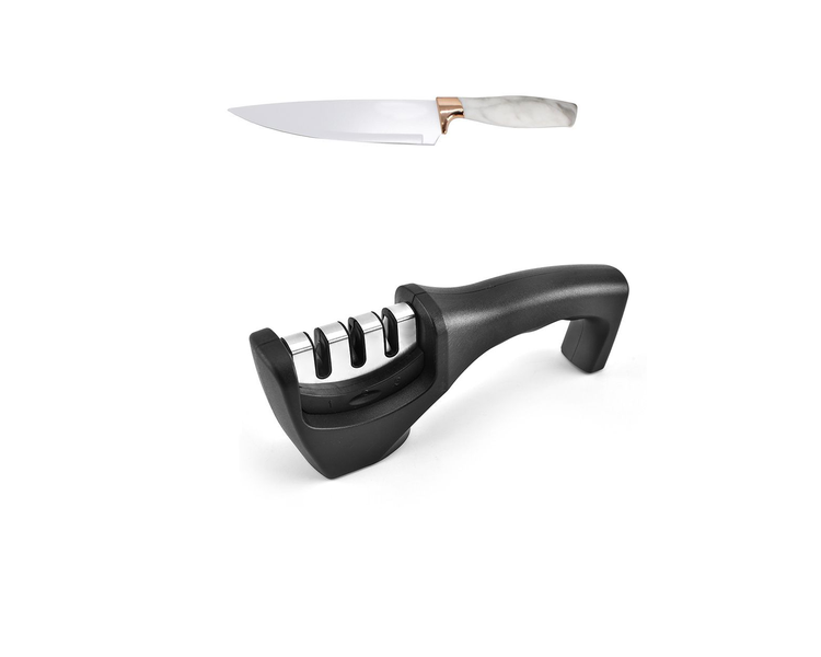 Knife Sharpener and Knife