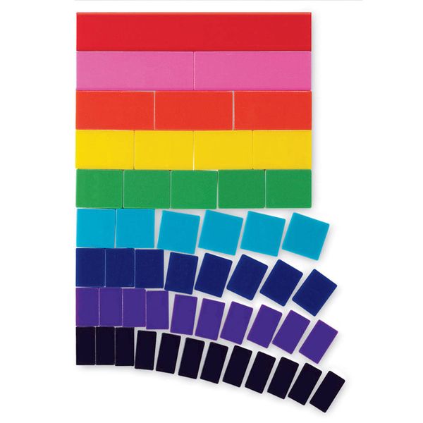 EDX Education Fraction Tiles Mini Unprinted