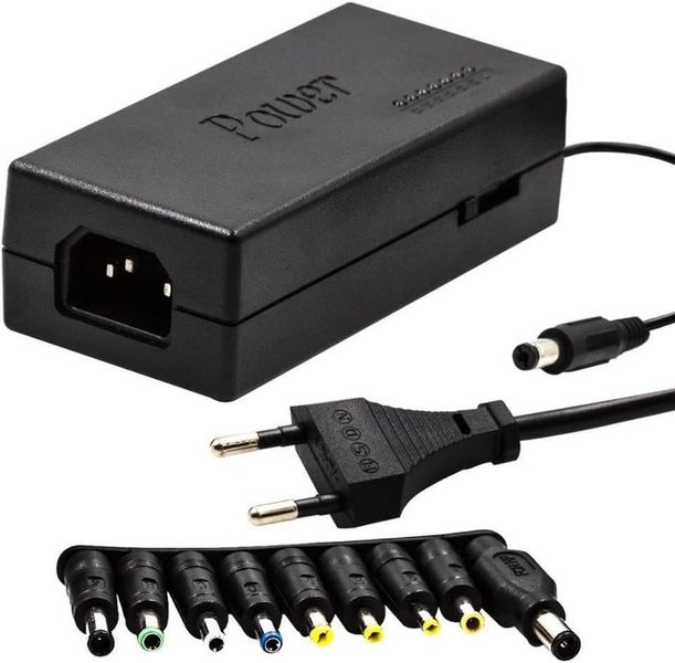 96W Universal AC Adapter Power Supply (with 8 Separate Connectors) BY ( GE