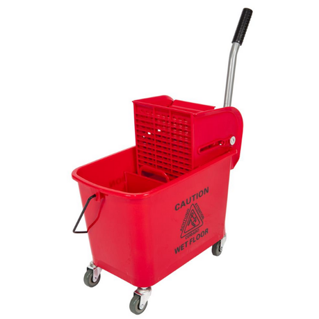 20L Mini Mop Wringer Wringer with Bucket Floor Cleaning Trolley