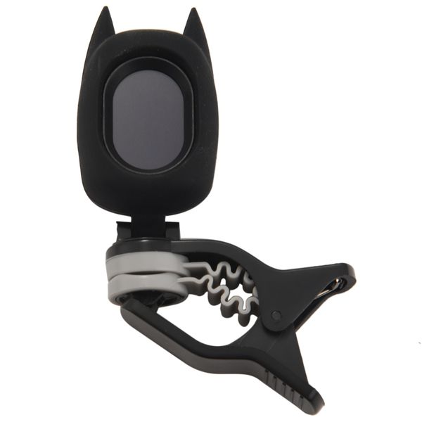 Guitar Tuner Clip-On Cartoon with LCD Display (Black)