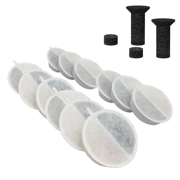 Pet Water Fountain Replacement Filter Set - Pet Pod - 12 Pack