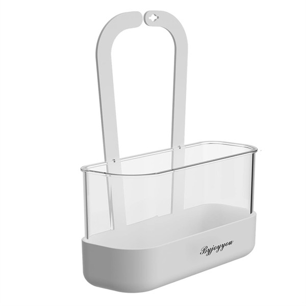 Sponge Holder for Kitchen Sink, Sink Organizer, Kitchen Faucet Rack,White