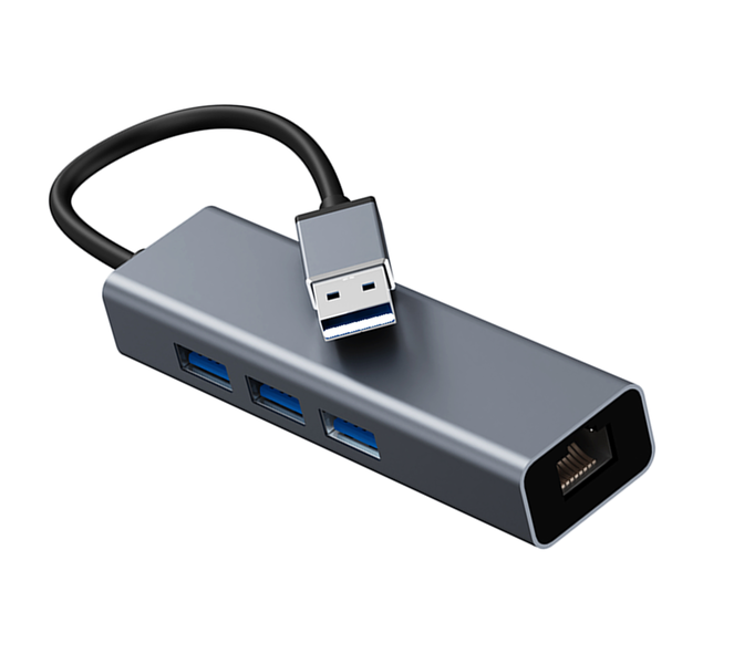 MR A TECH USB 2.0 To Rj45 Lan &amp; 3 Port USB 4 IN 1 4 For XP/Win7/8/10/MAC