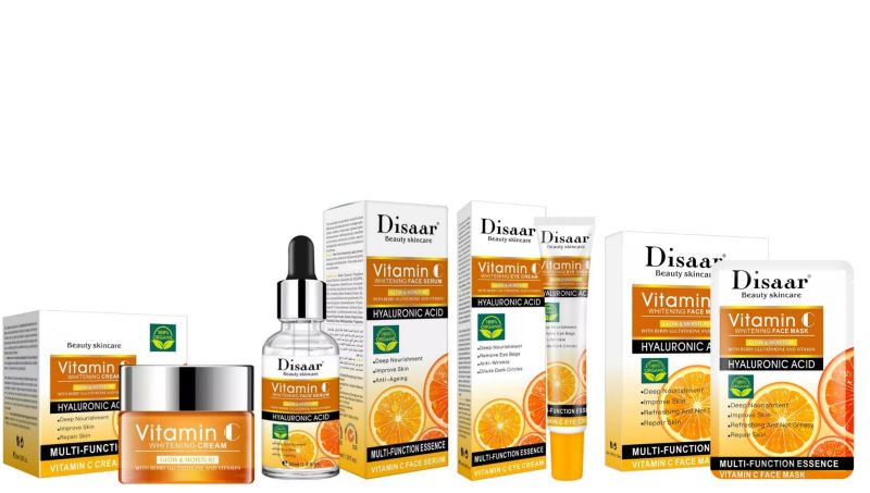 Vitamin C &amp; Hyaluronic Acid Treatment Kit - Pack of 4