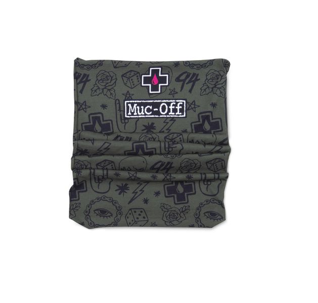Muc-Off Lightweight Neck Gaiter - Green Punk