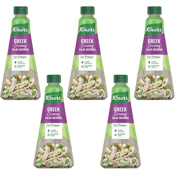 Knorr Creamy Greek Salad Dressing 5 x 340ml Shop Today. Get it Tomorrow!