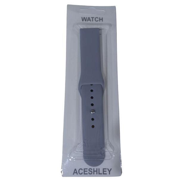 Aceshley Silicone 22mm Lug Width Watch Strap