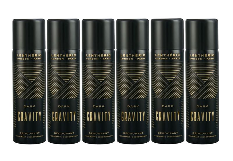 Lentheric Gravity Dark Deodorant 6 x 120ml