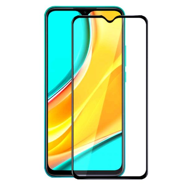 Premium 3D Full Curved Tempered Glass Compatible With Redmi 9