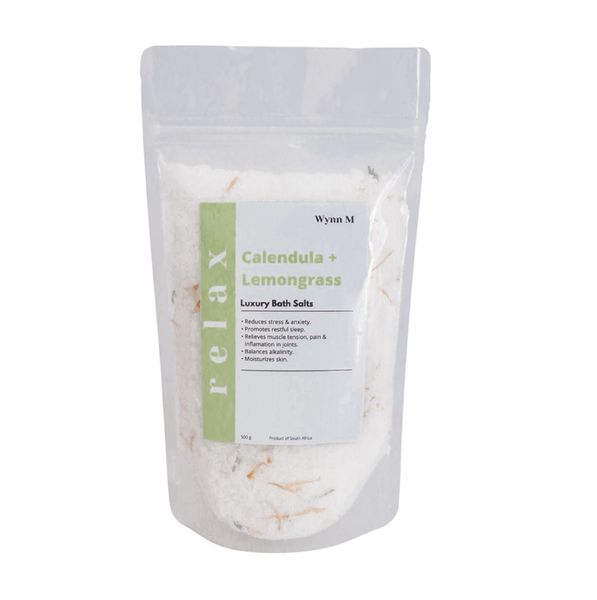 Wynn M Calendula &amp; Lemongrass Bath Salts - 500g