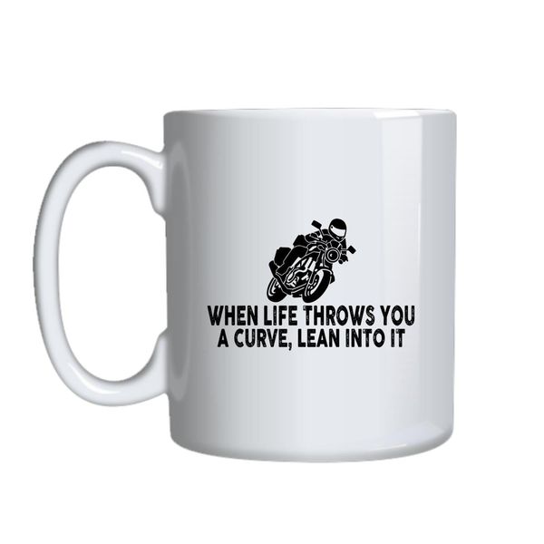 When Life Throws You A Curve Mug Gift Idea 132
