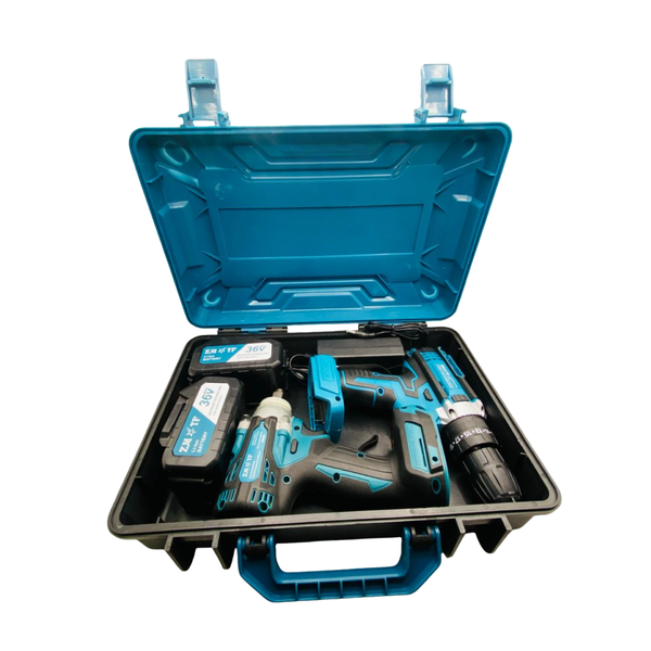 36V Cordless Drill with 2 Batteries - High Power &amp; Portable
