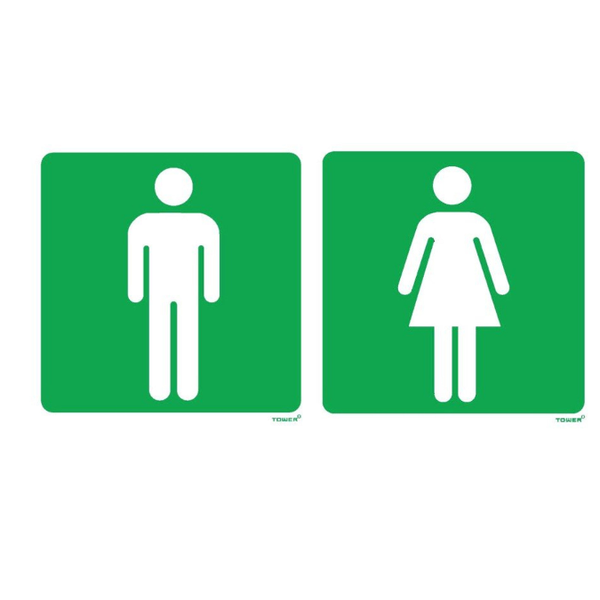 Male &amp; Female Toilet Signs