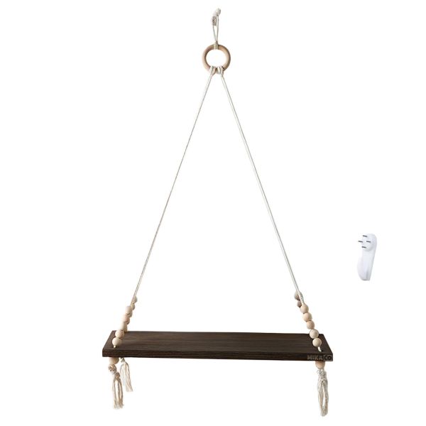 Hanging Shelves Wall Decor Rustic Wooden Floating Storage Shelf