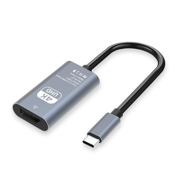 Type-C to HDMI Adapter 4K 30Hz Compatible with Mobile Phone Computer