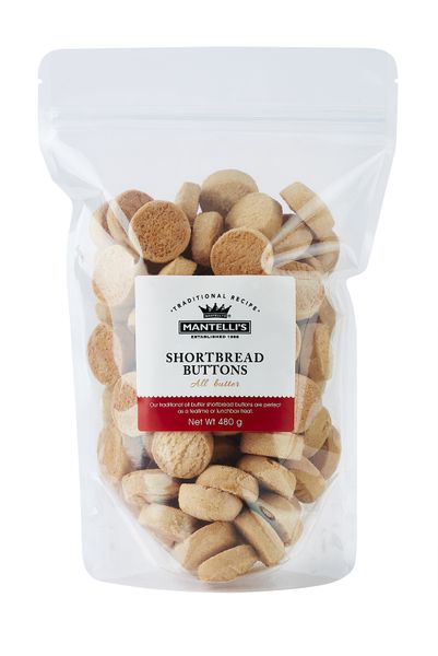 Mantelli's - Shortbread Buttons 480g