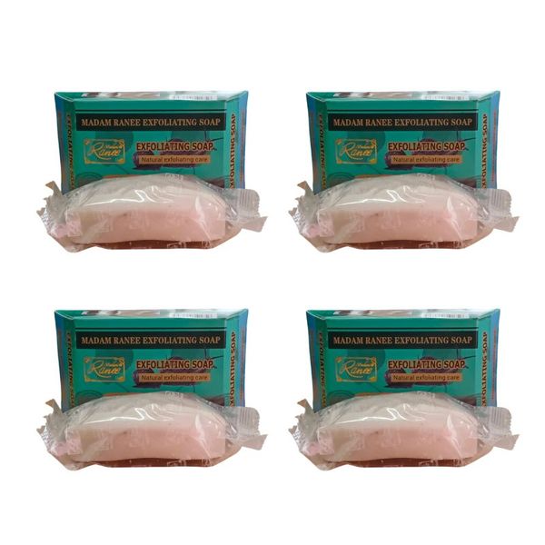 Madam Ranee Exfoliating Soap | Natural Exfoliating Care | 4 Pack x 100g