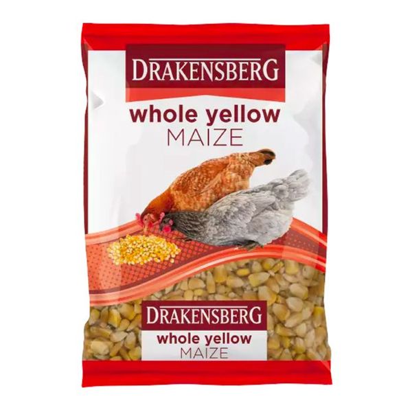 Drakensberg Red Bag Maize Whole Yellow 1Kg
