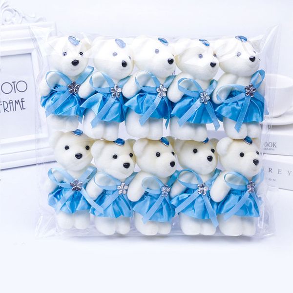 10pcs Plush Bear Toy - Handmade Valentine's Day Doll Decor &amp; Gifts
