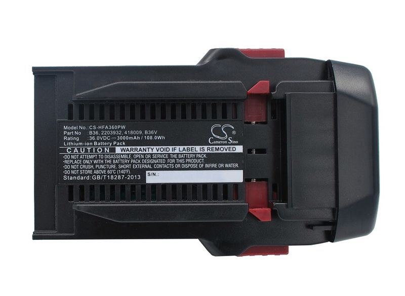 HILTI TE6-A Li/A36/WSR36-A replacement battery