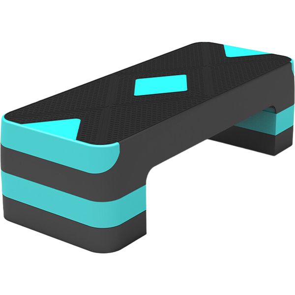 Aerobic Exercise Step Platform Workout Stepper with 3 levels Adjustable