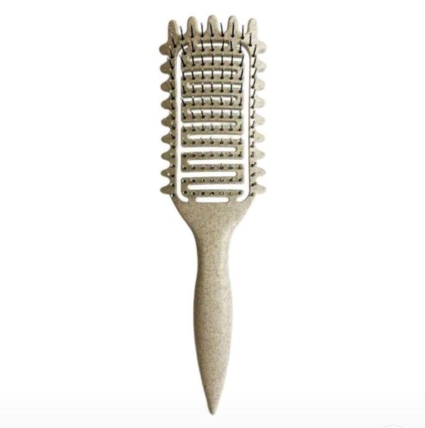 Curl Defining Brush Vented Curly Hair Brush for Less Pulling