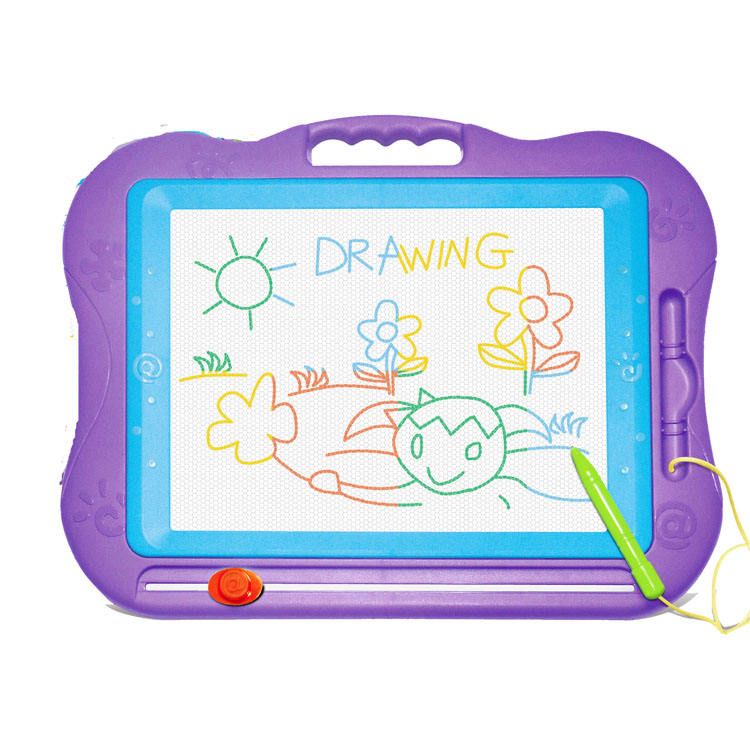 HEMCO Magnetic Drawing Board for Children Graffiti Board Purple-4690 ...