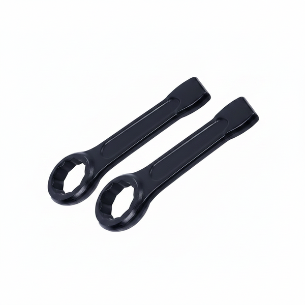 Force 28mm Flogging Spanner 180mm Cr-Mo Steel Wrench - 2 Pack